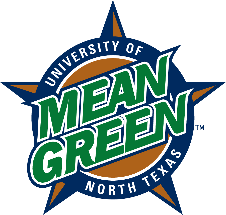 North Texas Mean Green 1995-2005 Secondary Logo v3 iron on transfers for T-shirts